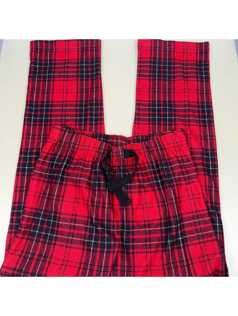 Old Navy Girls L 10-12 Red Plaid Fleece Pajama Pants